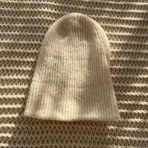 ZARA KIDS beige knit hat